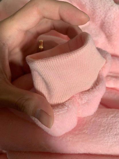 TV hooded fleece warm clothes Lazy pajamas Autumn and winter thick nightgown flannel winter clothing hoodie TV blanket