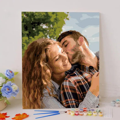Quick Custom Paint by Numbers Kit:Perfect Father's Day Gift for Dad & Grandpa