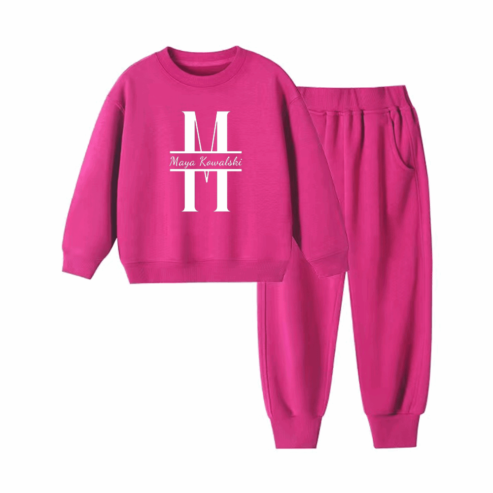 New Arrivals Comfortable Sweatshirt and sweatpants with customizable Heavyweight Cotton for kids' wear