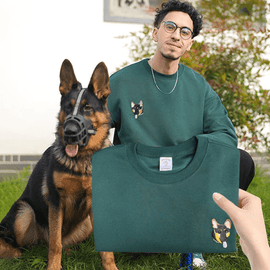 Mystichot Custom Embroidered Pet Sweatshirt