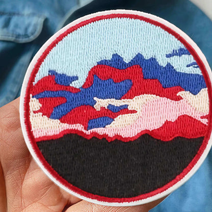 Customizable Embroidered Circular Patches