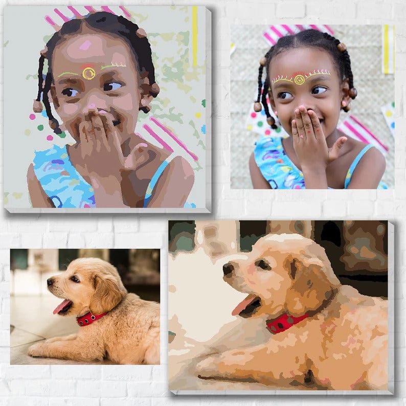 Custom DIY Paint by Numbers Kit: Easy Art Fun!