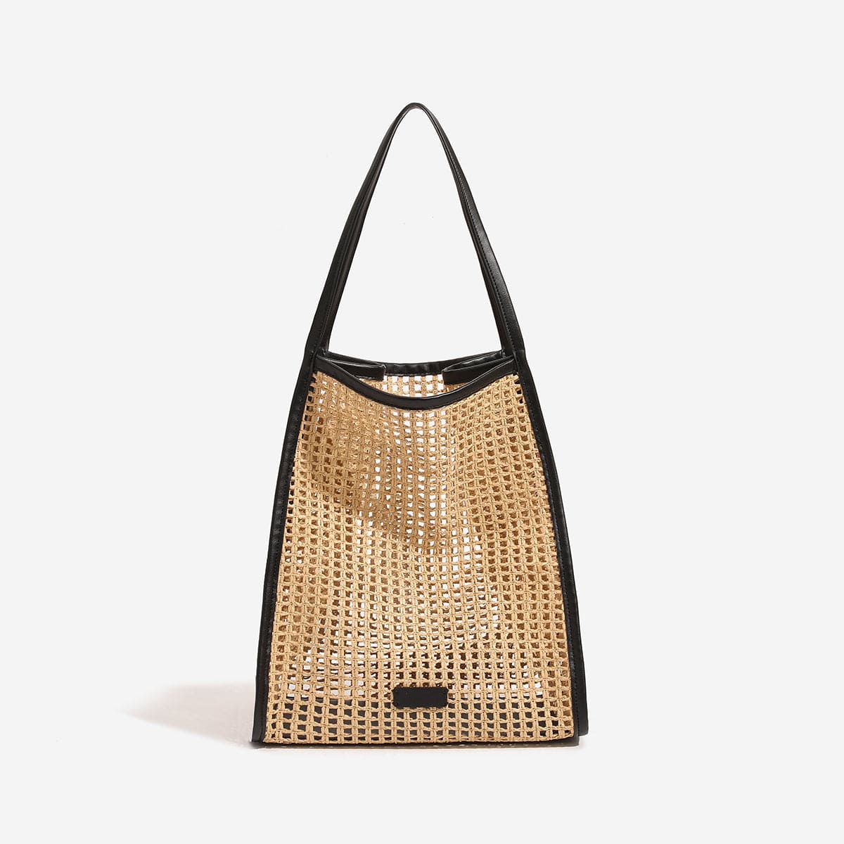 New Arrivals Chic Summer Straw Tote Bag Minimalist Straw Beach Bag