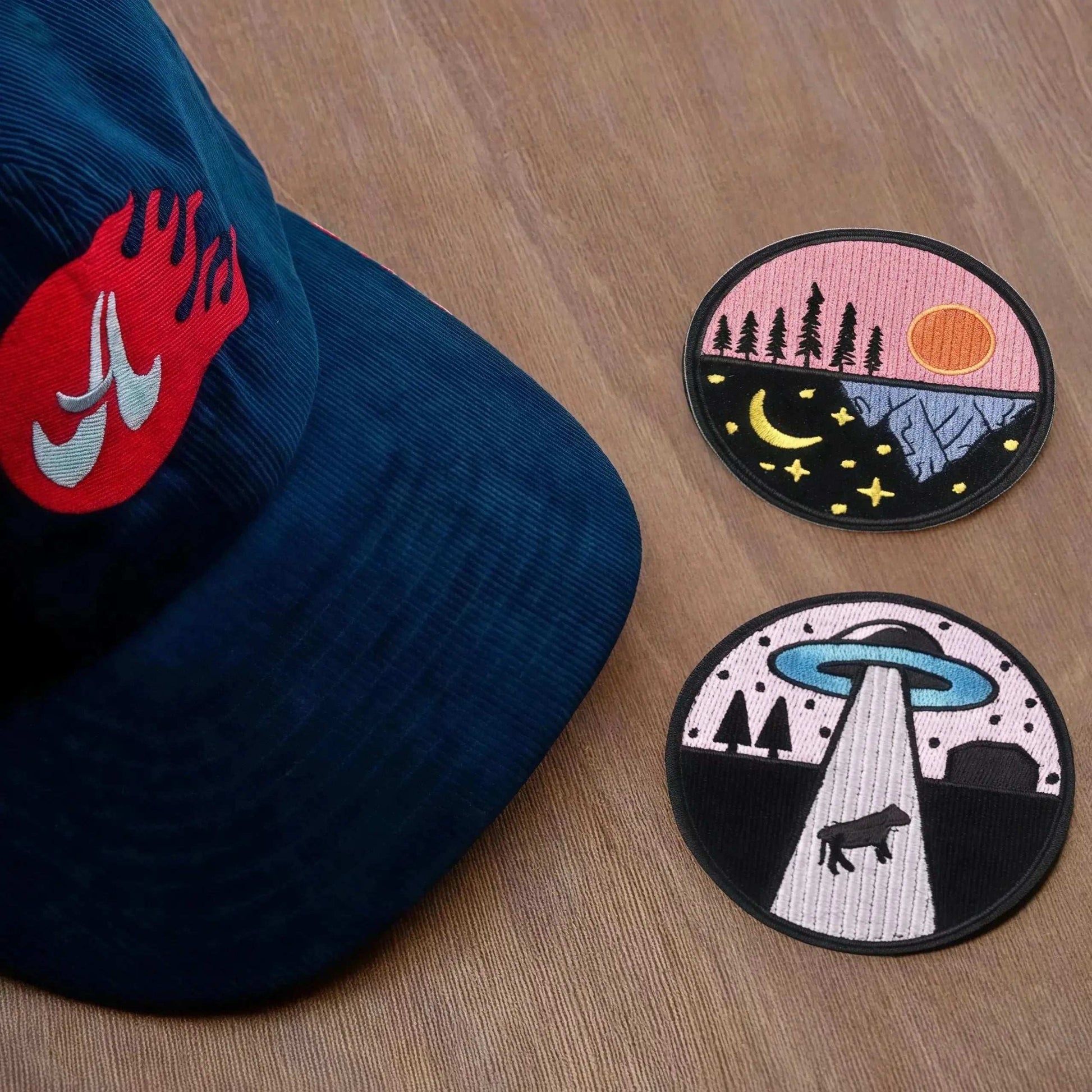 Customizable Embroidered Circular Patches