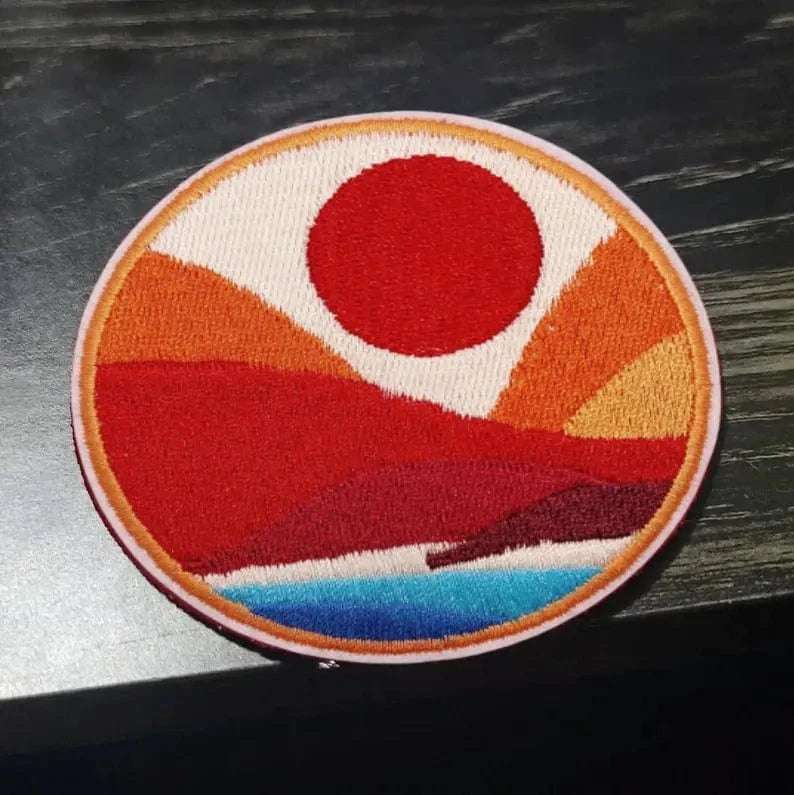 Customizable Embroidered Circular Patches