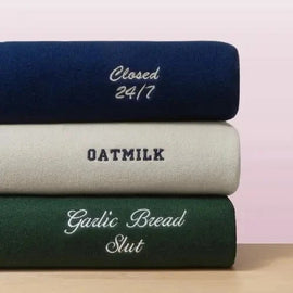 Custom - Made Embroidery Sweatshirt: Left Pocket Embellishment, Ideal Personalized Gift