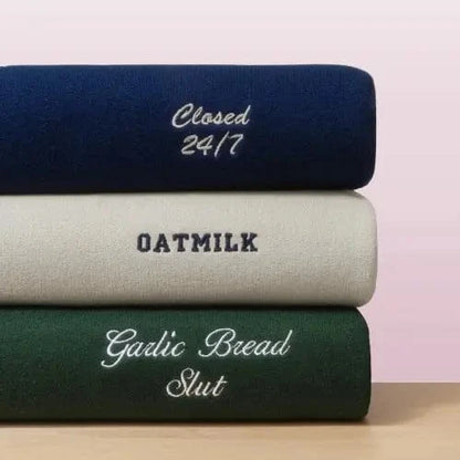 Custom - Made Embroidery Sweatshirt: Left Pocket Embellishment, Ideal Personalized Gift