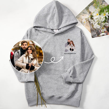 Custom Photo Roman date Embroidered Apparel