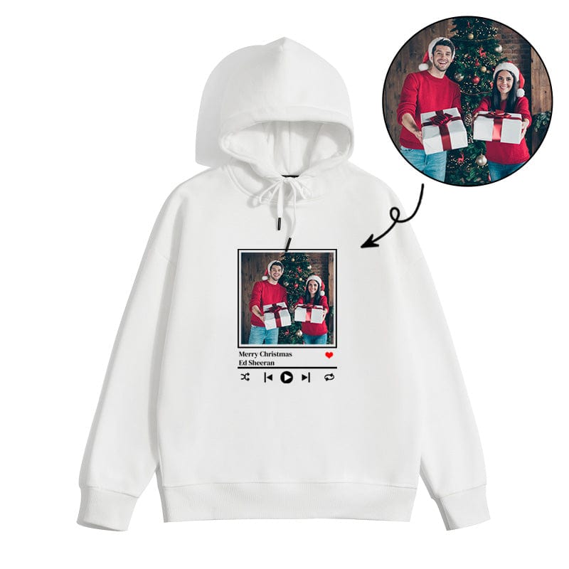 Custom-White-Hoodie-Portrait-Music-Player-Couple-Family-Gift