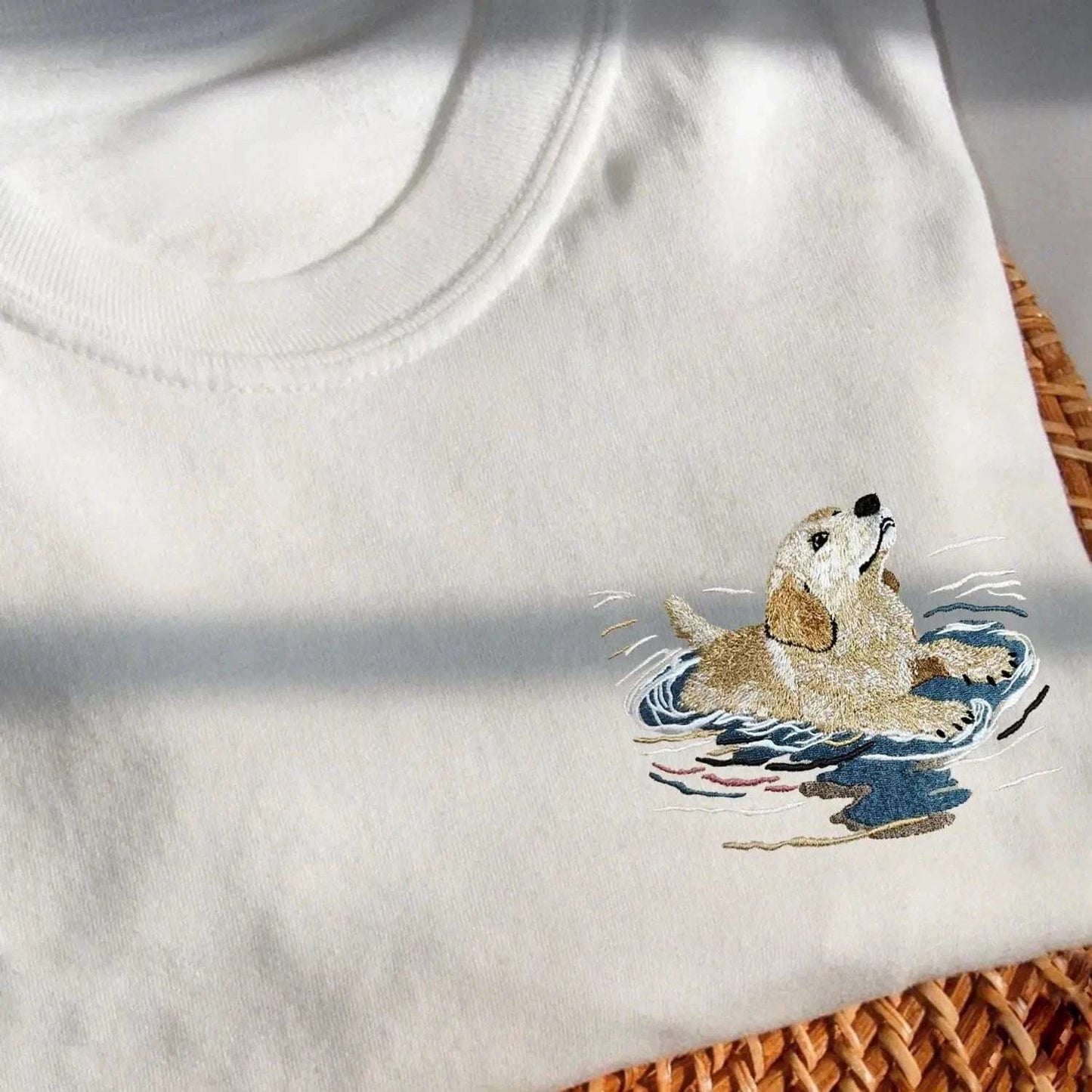 New Arrivals | Custom Embroidered Pet Short - Sleeve Shirt, Personalized Dog Design Tee for Men & Women