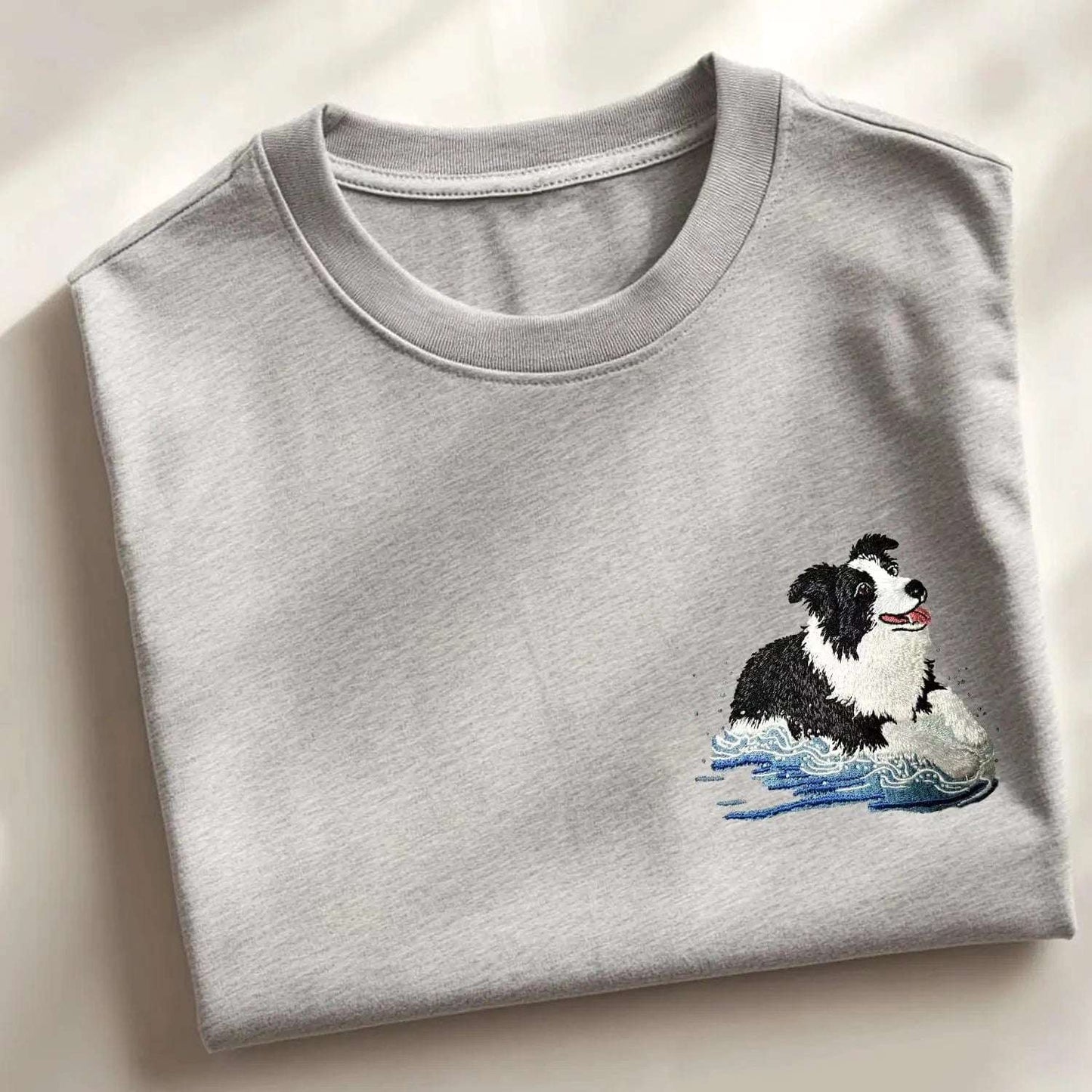 New Arrivals | Custom Embroidered Pet Short - Sleeve Shirt, Personalized Dog Design Tee for Men & Women