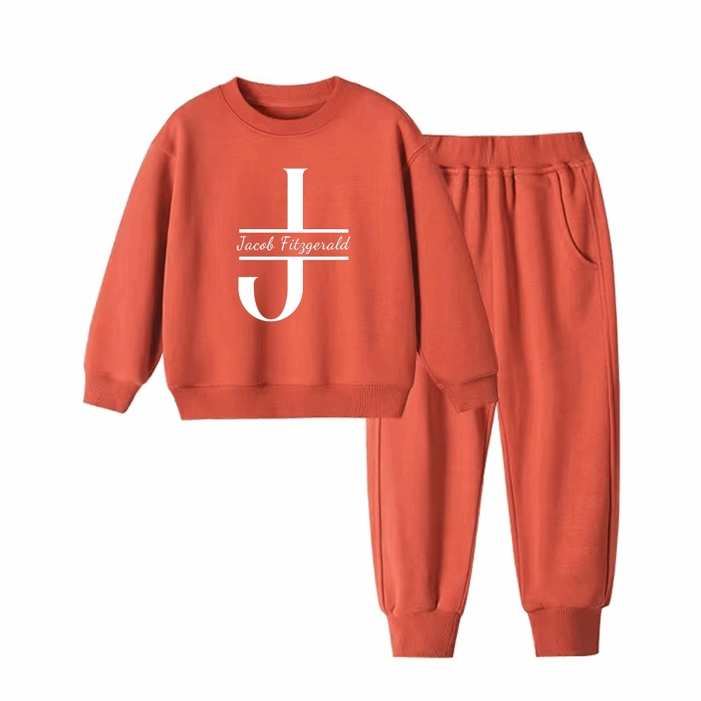 New Arrivals Comfortable Sweatshirt and sweatpants with customizable Heavyweight Cotton for kids' wear
