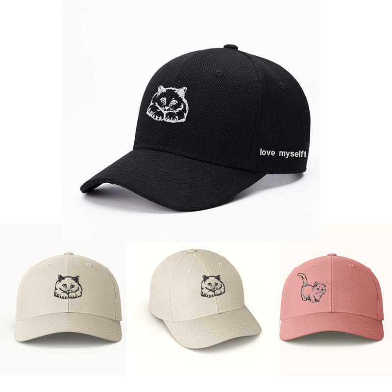 Custom embroidered pet cap, personalized baseball cap using your pet photo