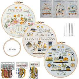 New Arrivals DIY Stitch Sampler Embroidery Kit Great Gift for Craft Lovers
