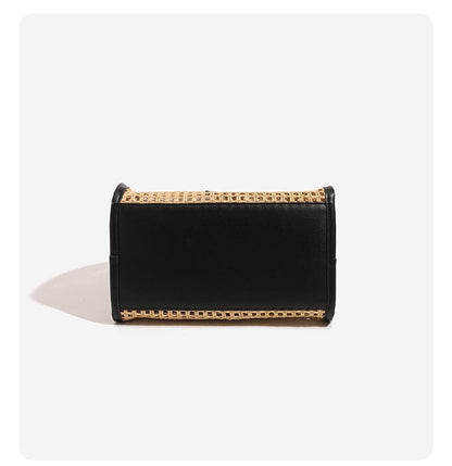 New Arrivals Chic Summer Straw Tote Bag Minimalist Straw Beach Bag