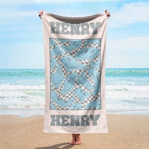 New Arrivals Custom Beach Towel With Name Vacation Gift for Her