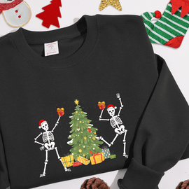 Unique Skull Embroidered sweatshirt - Perfect Christmas Gift - Fall Collection for Trendsetters in Europe and America