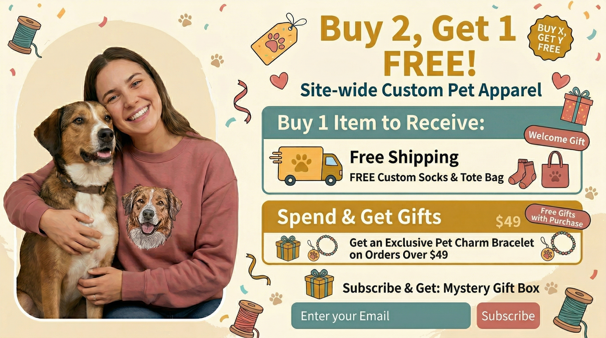 Site-Wide Event: Buy 2, Get 1 FREE!