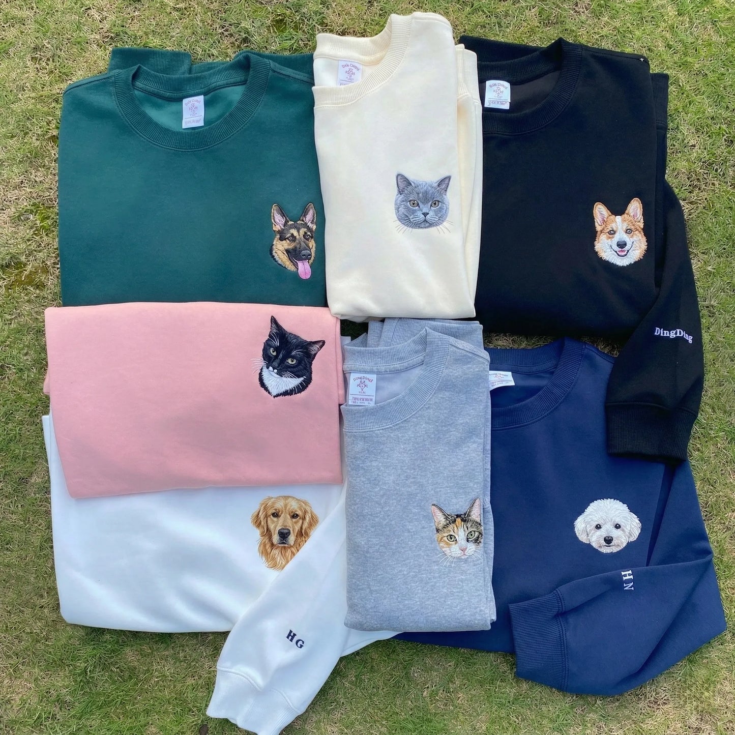 Mystichot Custom Embroidered Pet Sweatshirt