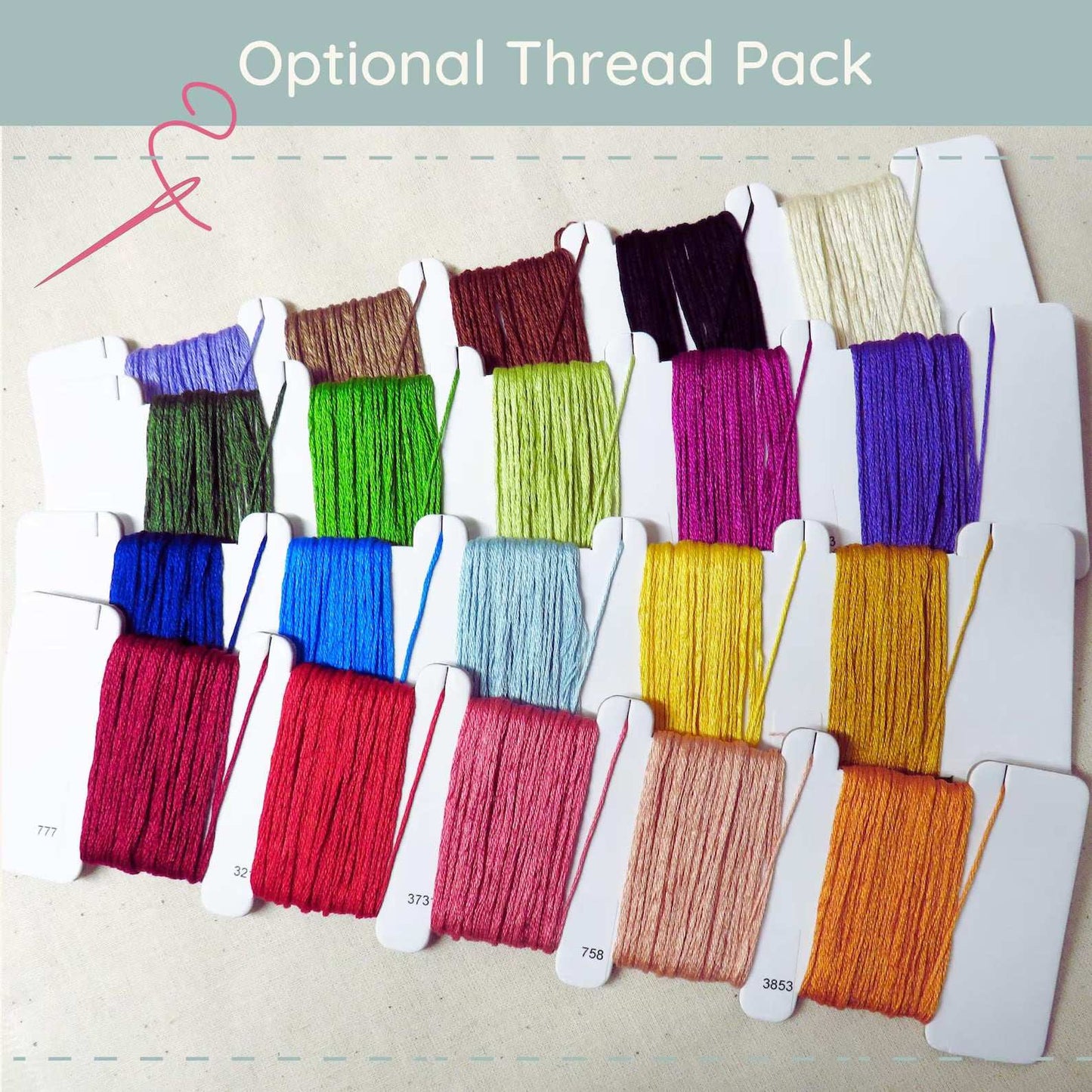 New Arrivals A Year of Doodles Pre-printed Embroidery Fabric Kit