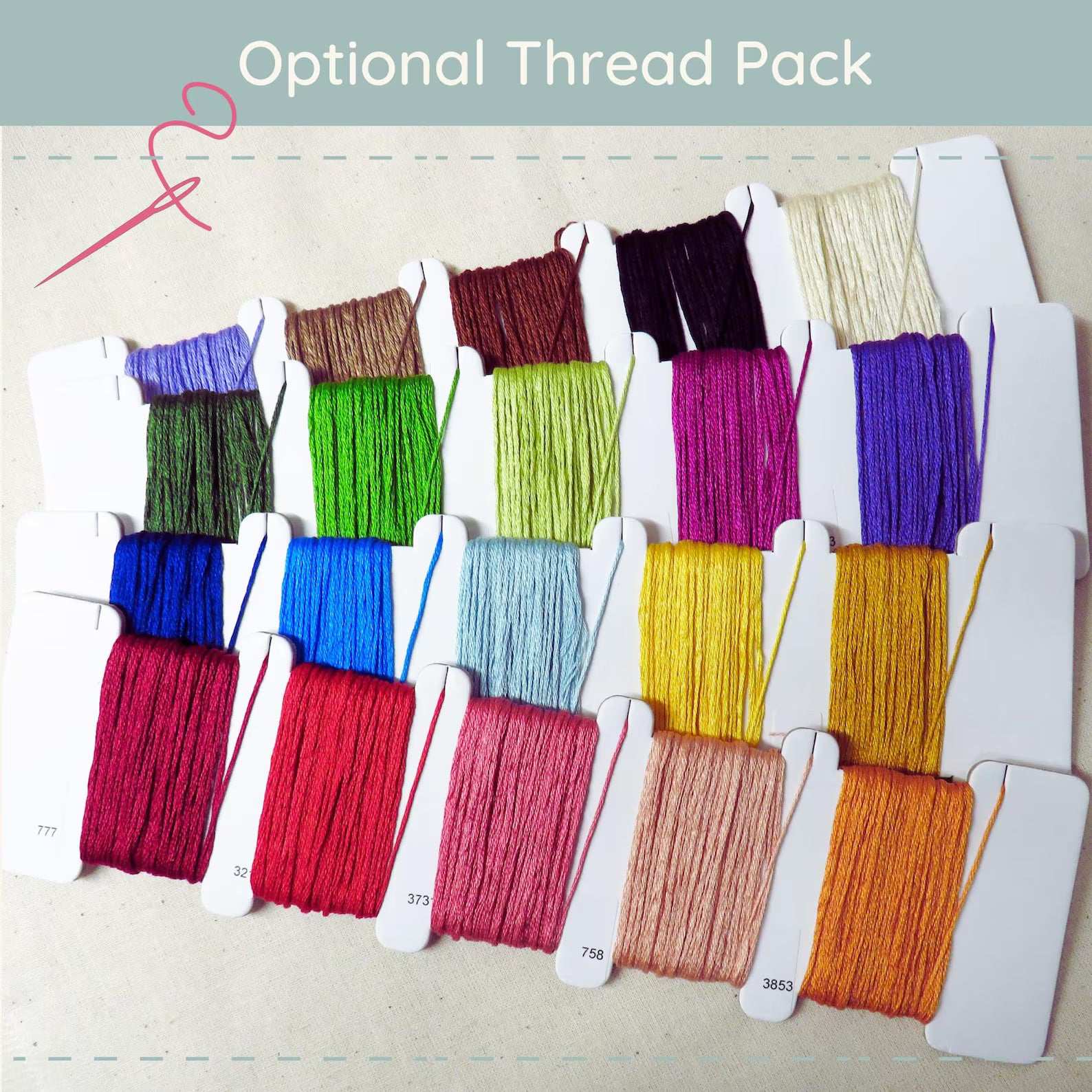 New Arrivals A Year of Doodles Pre-printed Embroidery Fabric Kit