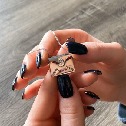 Secret Message Necklace- To My Mom